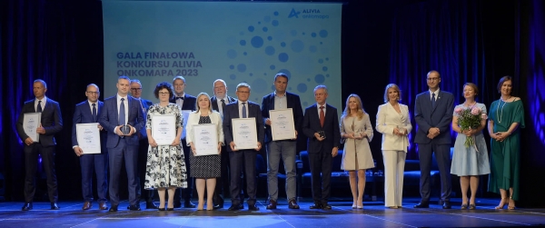 Uniwersyteckie Centrum Kliniczne im.prof.K.Gibińskiego SUM w Katowicach otrzymało I miejsce w ogólnopolskim konkursie Fundacji Alivia #OnkoMapa 2023