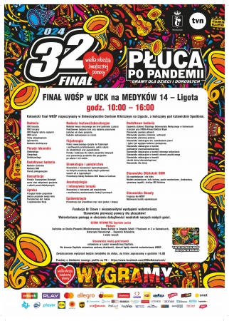 32. Finał Wielkiej Orkiestry Świątecznej Pomocy już wkrótce! W UCK moc atrakcji.