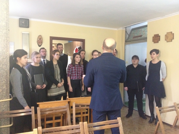 Chór Absolwentów I LO im. B. Nowodworskiego "Kanon" z Krakowa zaśpiewał w UCK