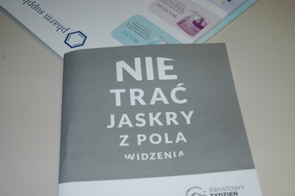 Okulistyka na Ceglanej włączyła się w obchody Światowego Tygodnia Jaskry!