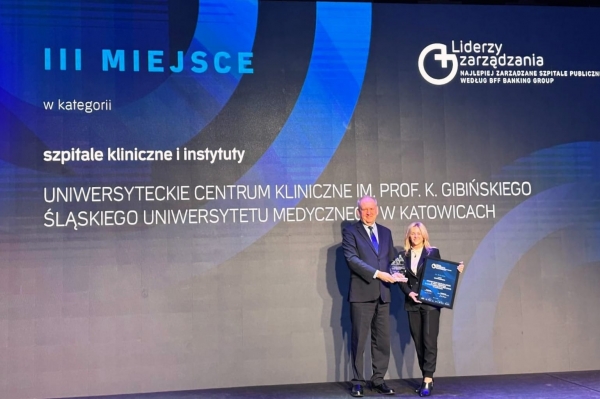 Uniwersyteckie Centrum Kliniczne w Katowicach na podium prestiżowego rankingu !
