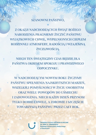 Życzenia Świąteczne i Noworoczne