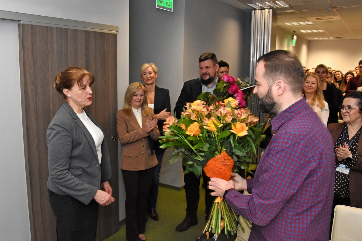 Pożegnanie przez kierownictwo Oddziału Okulistyki