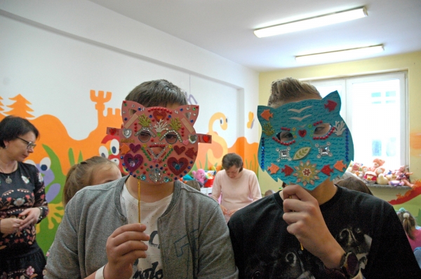 Warsztaty karnawałowe za nami! Dzieci tworzyły wyjątkowe maski!