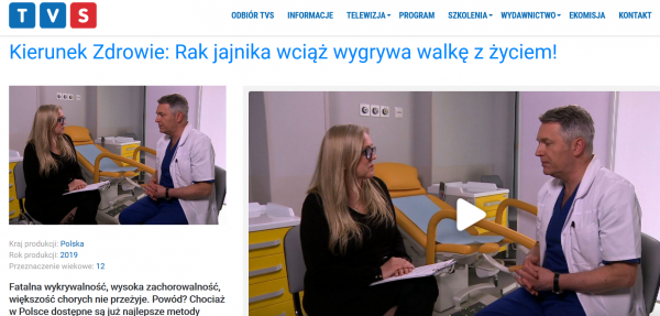 Kierunek Zdrowie: Rak jajnika wciąż wygrywa walkę z życiem!