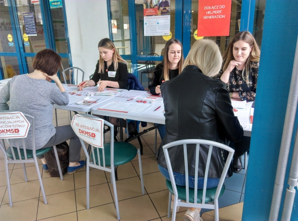 16 nowych, potencjalnych dawców szpiku zarejestrowało się podczas weekendowej akcji w Szpitalu!