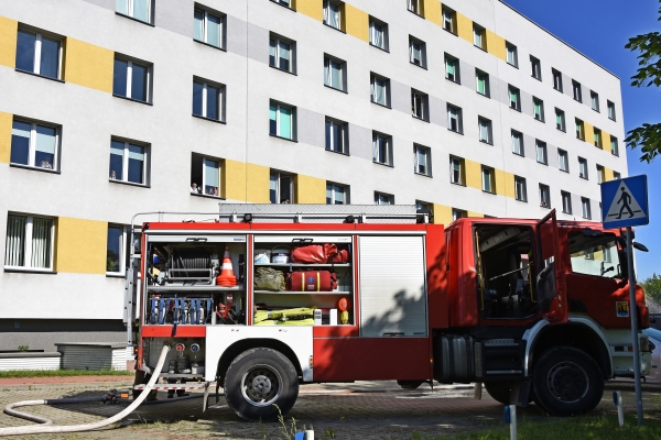 „Strażacki Dzień Dziecka” w Uniwersyteckim Centrum Klinicznym im. Prof. K. Gibińskiego Śląskiego Uniwersytetu Medycznego w Katowicach