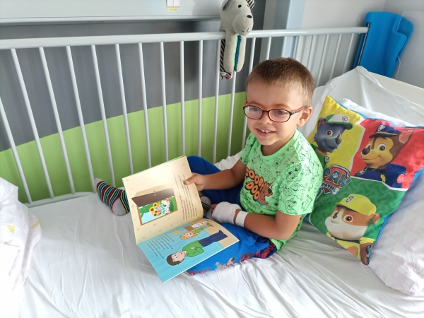 Jeż Nikoś podbija Oddział Okulistyki Dziecięcej!